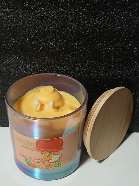 Nook and Candle Lemon Drop 🍋 Soy Candle 11oz jar Cotton Double wick Scented Candle