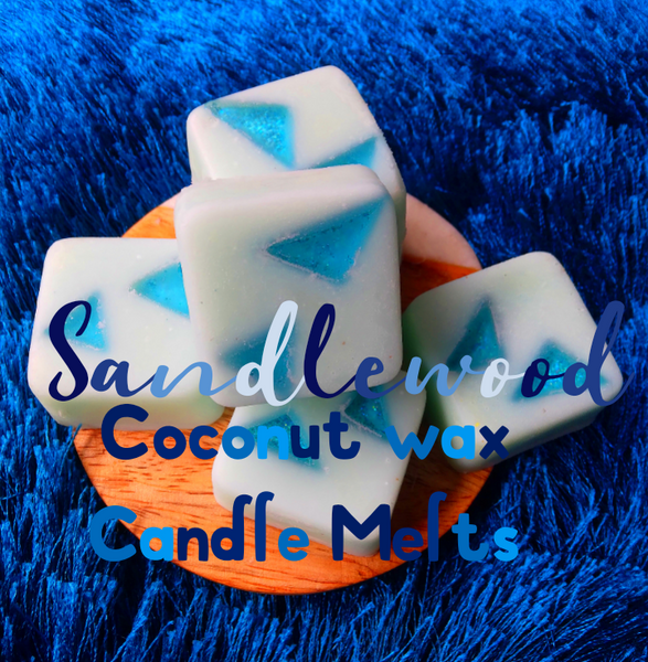 Blue Sandlewood candle mets