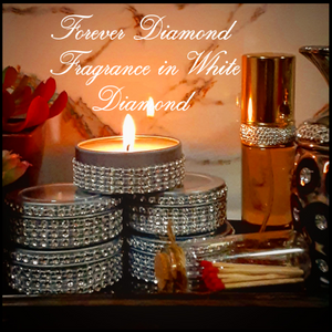 NOOK & CANDLE Forever Diamond Scented in White Diamond 3oz Luxury Candles