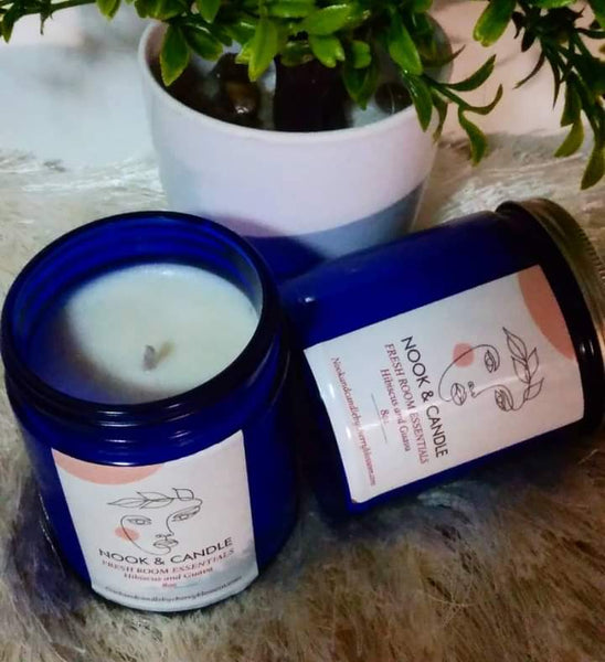 Nook and Candle Hibiscus and Guava Soy Scented Candle