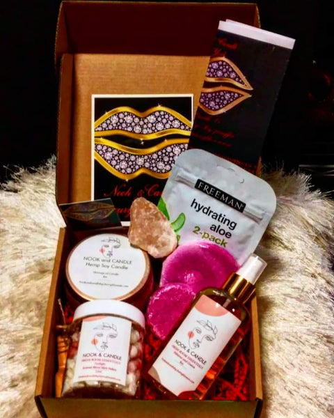 Nook and Candle Valentines 7pc gift set