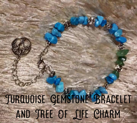 Nook and Candle Turquoise Gemstone Bracelet