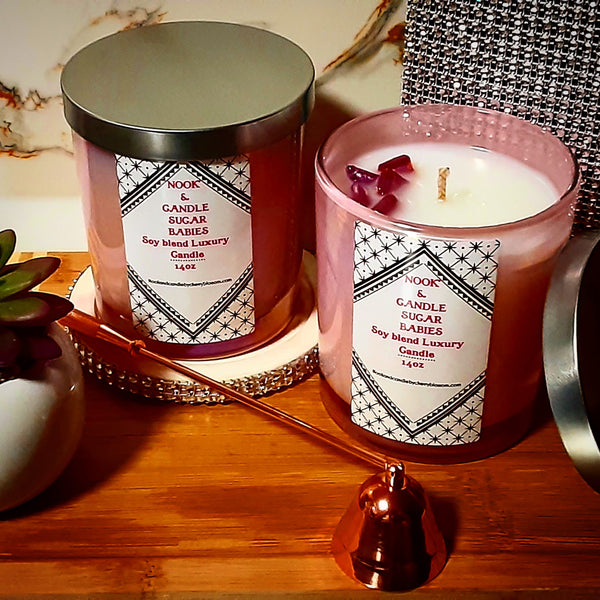 NOOK & CANDLE Sugar Babies 14oz Cotton wick Luxury Candle