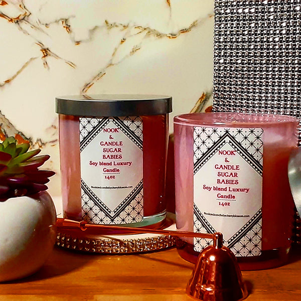 NOOK & CANDLE Sugar Babies 14oz Cotton wick Luxury Candle